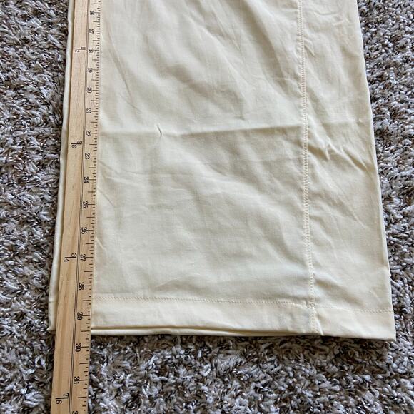 Prana Send Off Pant Women's L Sweet Cream Wide Leg Relaxed Straight High Rise - Picture 10 of 12